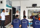 Pastikan Pelayanan Kesehatan Optimal, Kepala Rutan Balikpapan Kontrol Klinik Pratama dan Sapa Warga Binaan