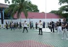 Jaga Kebugaran dan Kekompakan, Pegawai dan Peserta Magang Rutan Balikpapan Ikuti Senam Pagi Bersama