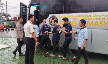 Dukung Pembinaan Berkelanjutan, Rutan Balikpapan Mutasi 50 Warga Binaan Ke Lapas Samarinda